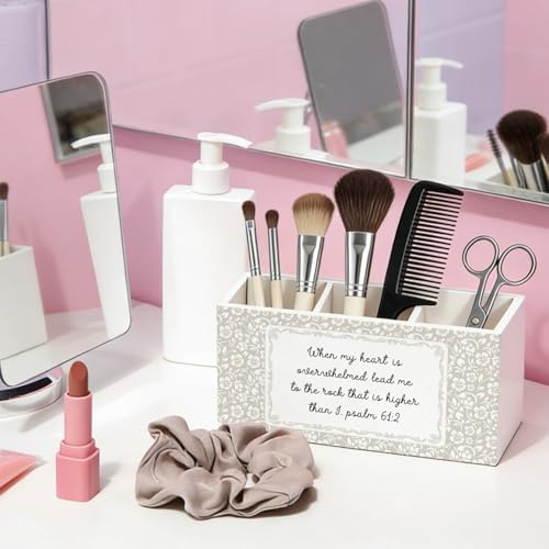 Christian Flower Pen Pencil Holder for Desk Decor - Image 6