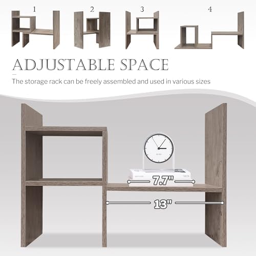 Jerry & Maggie Office Desk Organizers for College Dorm Decor Grey Oak - Image 5