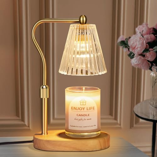seenlast Candle Warmer Lamp with Timer Dimmer Adjustable Height for New Home Bedroom,Mothers Day Gifts,Vintage Home Decor for Scented Jar by seenlast