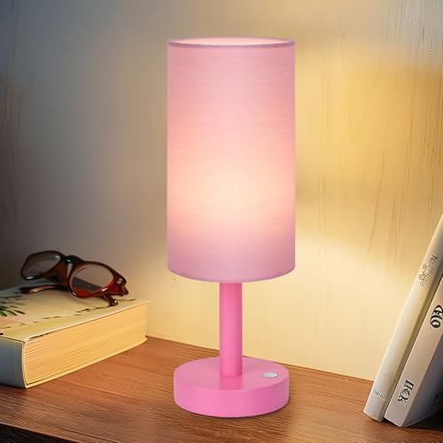 LALISU Cordless Table Lamp, 3 Color Portable Battery Lamp Wood Base Touch - Image 4