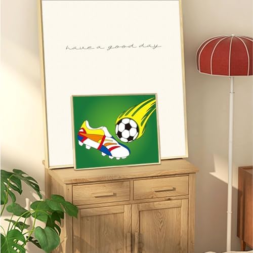 WEBEEDY 2 Pack Canvas Painting Kit, Pre Drawn Canvas to Paint 8x10 inch for Adults Paints Party, Paint and Sip Kit Rugby American Football Sports Birthday Party Supplies - Image 4