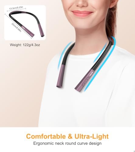 Gritin Book Light, Eye Caring 4-Color&5-Brightness Neck Light Reading Light - Image 5