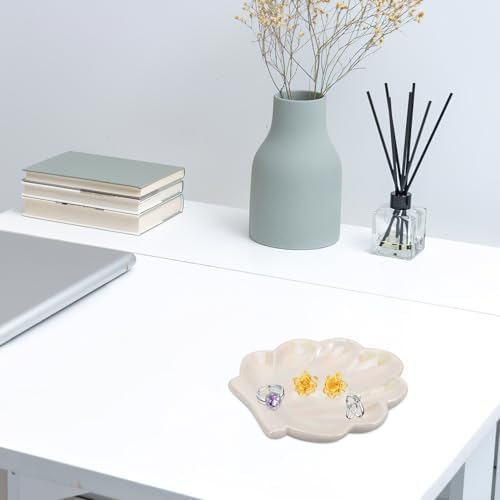 Toyvian Shell Shaped Ceramic Trinket Dish Xmas for Jewelry and Small Items - Image 6