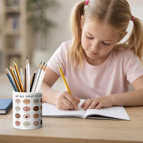 Ceramic Pen Holder Desk Accessories Brush Holder Pencil Holder Organizer - Image 6