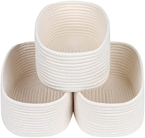 CubesLand Small Storage Baskets for Shelves, Closet Storage Bins by CubesLand