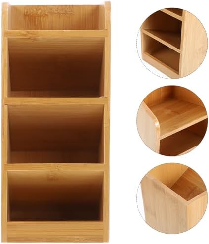 GLEAVI Wood Desk Organizer Pen Holder for Office and Home Use - Image 7
