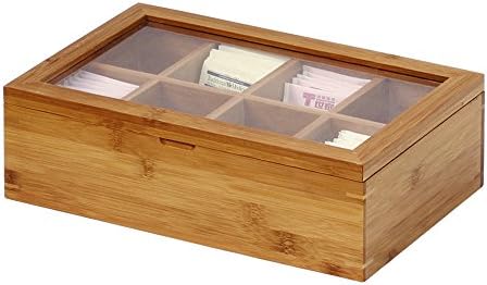 Oceanstar - TB1323 Bamboo Tea Box, 12 Inch, Natural - Image 4