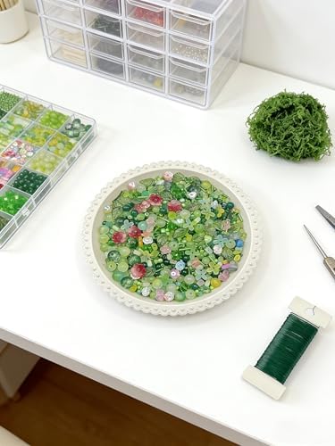 Lyukii Green Glass Beaded Plant Kit, Forever Plant DIY Crafts with Manual - Image 4