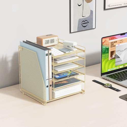 gianotter 6-Tier Paper Organizer With Magazine Holder - Image 5