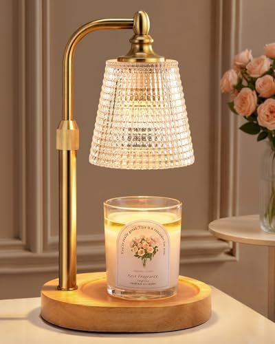 Candle Warmer Lamp with Timer, Birthday Gifts for Women Home Decor,Clear by Hong-in