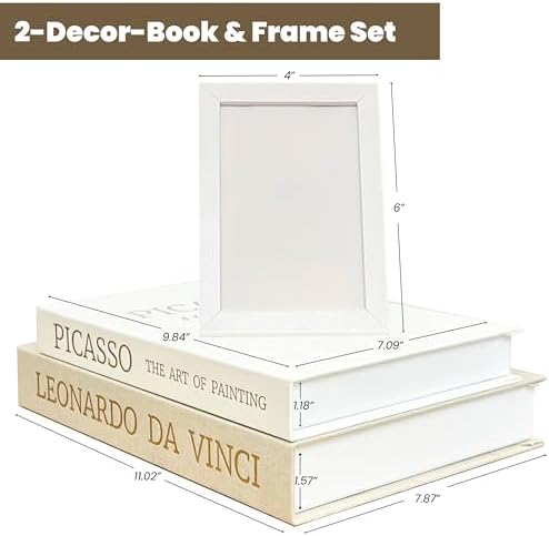 Decorative Books - Set of 2 Fake/Faux Coffee Table Book - Storage boxes - Image 3