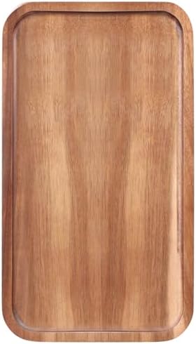 Acacia Wood Serving Trays Charcuterie Board Cheese Platter Wooden Plates by Ayiaren