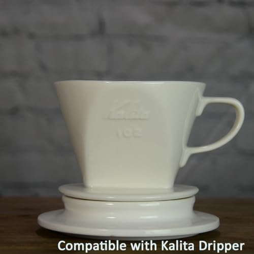 3-in-1 Ceramic Drip Tray for Pour-Over Coffee Dripper - Image 7