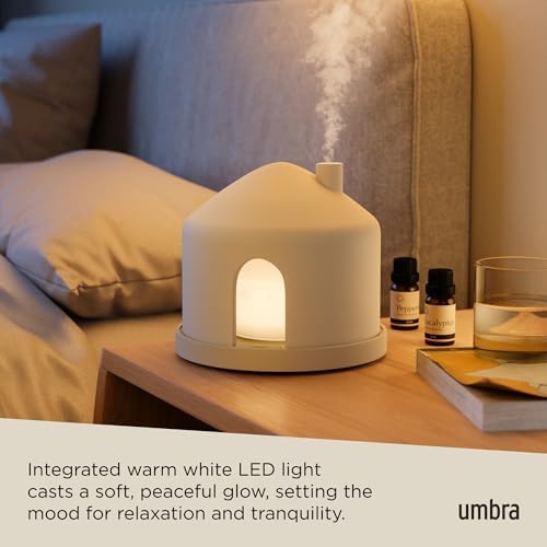 Umbra Casita Essential Oil Diffuser, USB-C with Storage, 150 ml, Sand - Image 5