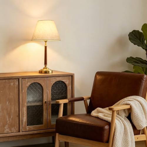 Small Lamp Shades Set of 2, 5.5" Top x 10" Bottom x 6.6" High, Beige - Image 6