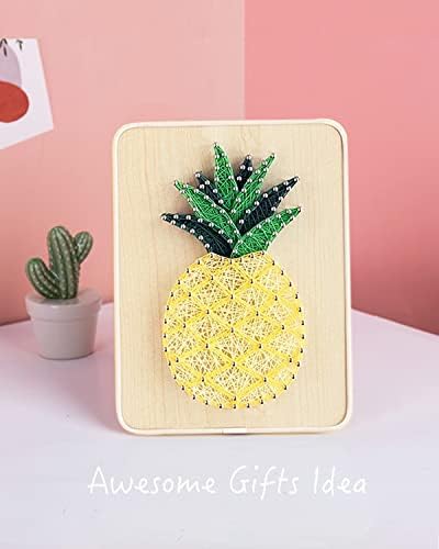 DIY String Art Kit for Beginner, DIY Pineapple Craft Kit,Unique Gift,Craft Kit for Holidays - Image 2