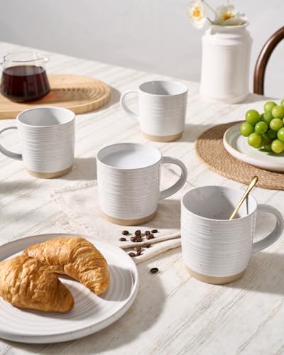 famiware Coffee Mugs Set of 8, 13 oz Mug Set, Ceramic Cup Set with Handle - Image 6