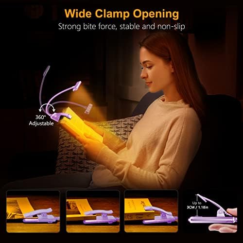 Gritin 19 LED Rechargeable Book Light for Reading in Bed - Image 6
