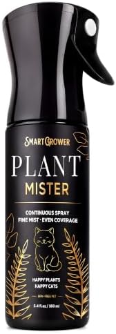 Plant Mister Spray Bottle for Indoor Plants With Plant Care Guide by SmartGrower