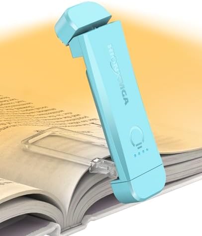 HIONXMGA Book Light,Rechargeable Reading Light for Books in Bed at Night by HIONXMGA