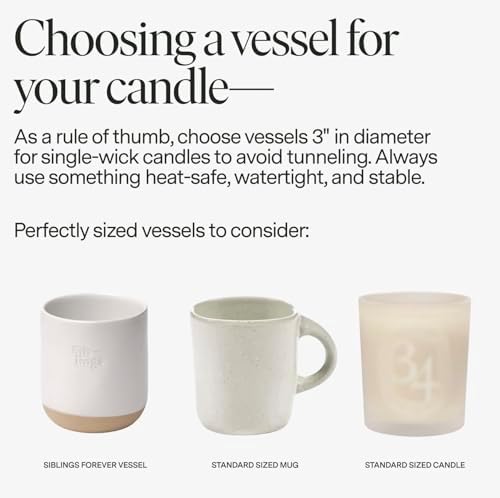 Siblings Candle Refill Kit No. 02, Lemongrass Rosemary Yuzu Moss - Image 3