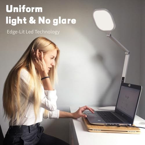 LitONES LED Desk Lamp for Home Office, Soft Edge-lit Design - Modern Style - Image 4