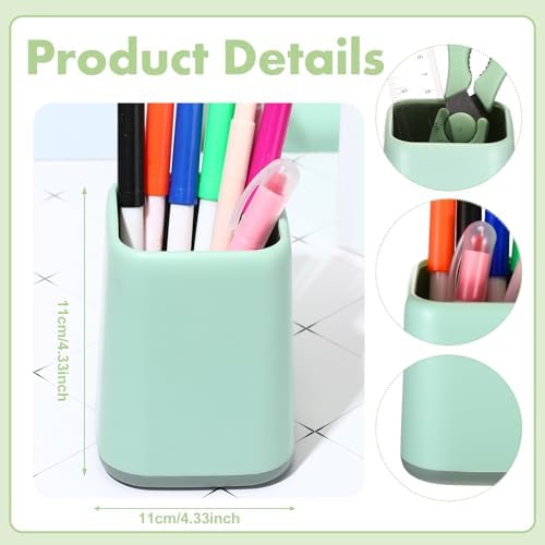 Marspark 12 Pcs Sage Green Desk Accessory Set Office Supplies Kit - Image 4