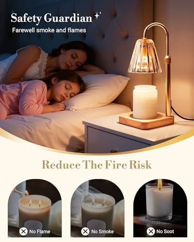 Marycele Candle Warmer Lamp with Timer for Yankee Candles, Christmas Decor - Image 3