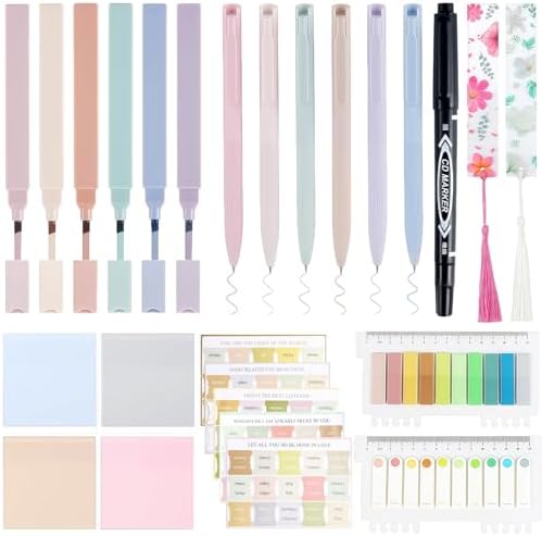 26Pcs Bible Study Supplies Journal Kit, Aesthetic Pastel Highlights Pens by Lestp