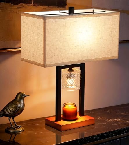 2 in 1 Candle Warmer and Table lamp Combo,with Timer & Dimmer by ANANAN