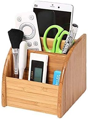 Bookaholic Desk Organizer 3 Tier Bamboo Mini Desk Storage for Office Supplies, Toiletries, Crafts, Great for Desk, Vanity, Tabletop in Home or Office Makeup Organizer - Image 4