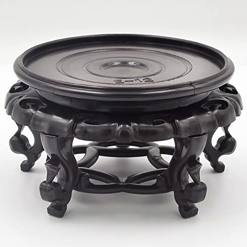 fengshuisale Oriental Furniture Fishbowl Stand Vase Base Stable Home Decoration Display Stand（4.7 in） - Image 3