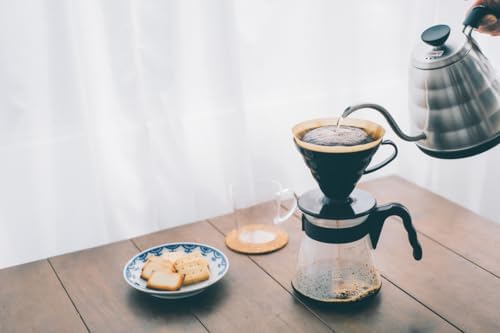 Hario V60 Pour Over Coffee Starter Set, Size 02, Brown - Image 3