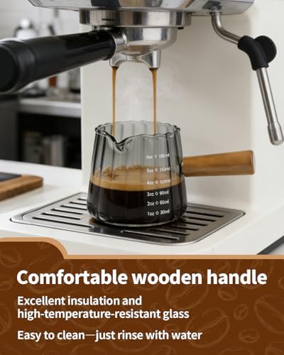 2Pcs 6oz Espresso Cups, V-Spout Espresso Shot Cups, Espresso Accessories - Image 3