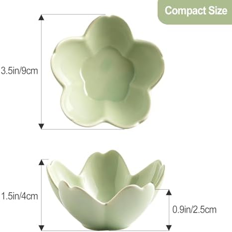 Sage Green Flower Ring Dish Ceramic Jewelry Tray Small Trinket Dish - Image 4
