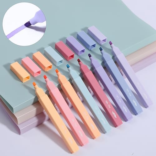 Mr. Pen- Aesthetic Highlighters No Bleed, 8 Pack, Assorted Colors | Chisel Tip, Cute Highlighters Assorted Colors for Journaling, Highlighting, Underlining, Fast Dry, Back to School Supplies - Image 6