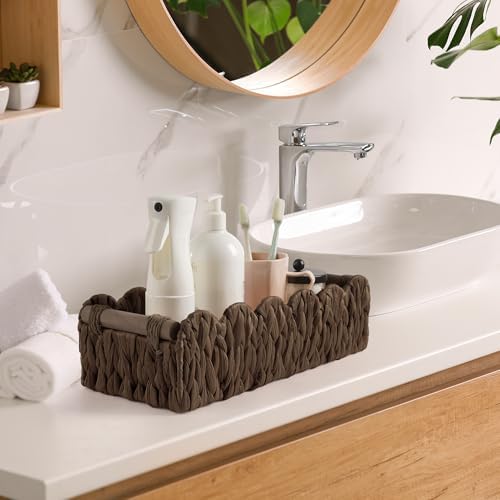 Bathroom Decor Basket for Toilet Paper Storage Baskets For Organizing - Image 4