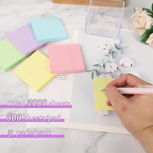 Buqoo Clear Silver Desktop Mmeo Holder Cute Acrylic Sticky Notes Dispenser 3.9×3.9 Inches Office Memo Pad Holder for Desk - Image 4