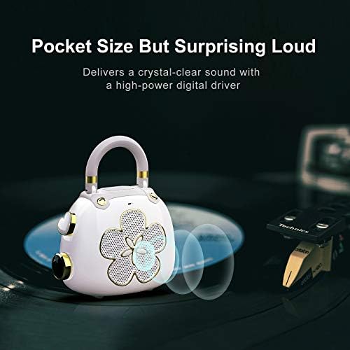 DOSS Candy Mini Portable Bluetooth Speaker with Clean Sound, Built-in Mic, Ultra-Portable Design, Wireless Speaker Compatible for Home, Outdoors, Travel, Gift Ideas-Red - Image 2