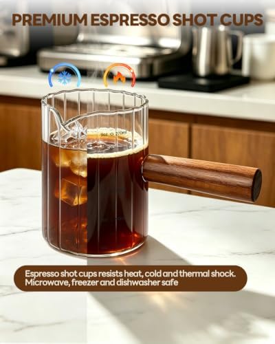 9 OZ Espresso Cups, Coffee Bar Accessories, Espresso Shot Cups - Image 6