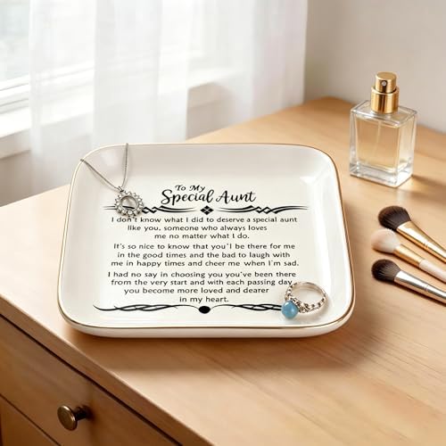 Aunt Gifts from Niece Nephew - Ring Dish Gifts for Aunt Birthday Christmas - Image 2