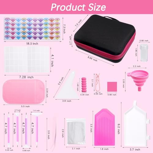 LYMUSUMI 30 Slots Diamond DIY Art Storage Containers - Image 2
