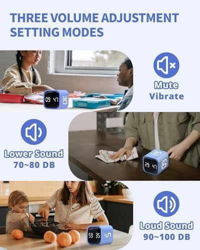 LUCKY TIME Rotating Productivity Timer 5/10/30/60min, Flip Timer, ADHD Tool - Image 6