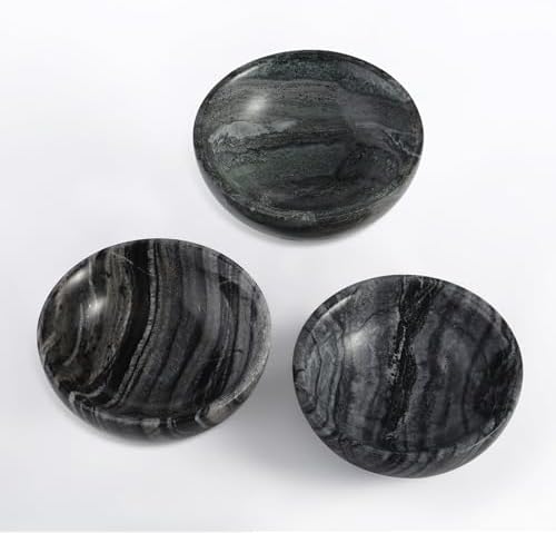 Koville Natural Marble Incense Holder, 5inch Incense Holders for Sticks, Sturdy Incense Burner Ash Catcher, Ideal for Meditation, Relaxing, Easy to Clean(Wooden Black) - Image 5