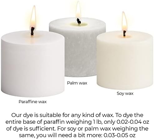 White Candle Dye 2 oz for Soy Candle Making – Wax Color Chips - Image 5