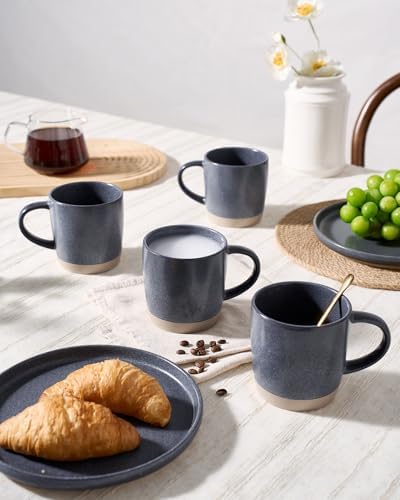 famiware Coffee Mugs Set of 8, Milkyway 13 oz Ceramic Cup Set with Handle - Image 6