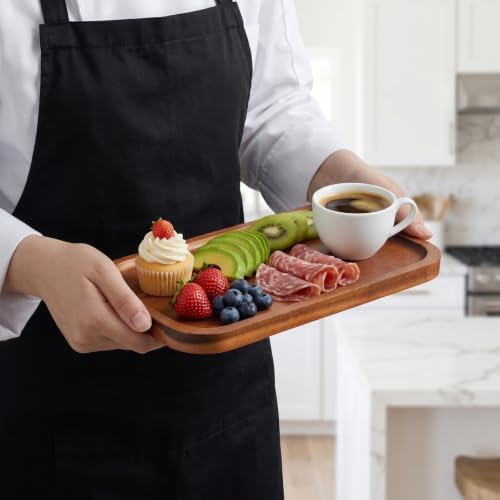Small Wooden Tray and Platter, Mini Charcuterie Boards, 10"x5.5" - Image 5