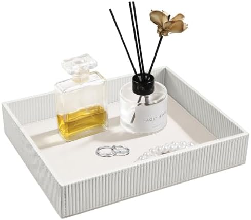 SITHON Valet Tray Desk Organizer PU Leather Catchall by SITHON