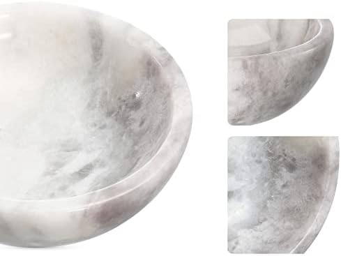 Koville African Natural Marble Incense Holder, 5inch Incense Holders for Sticks, Sturdy Incense Burner Ideal for Meditation and Relaxing, Easy to Clean(Grigio Fantasy) - Image 3