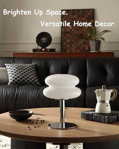 Glivpny Mushroom Lamp Table Lamp, Mid Century Modern Table Lamps(White) - Image 5